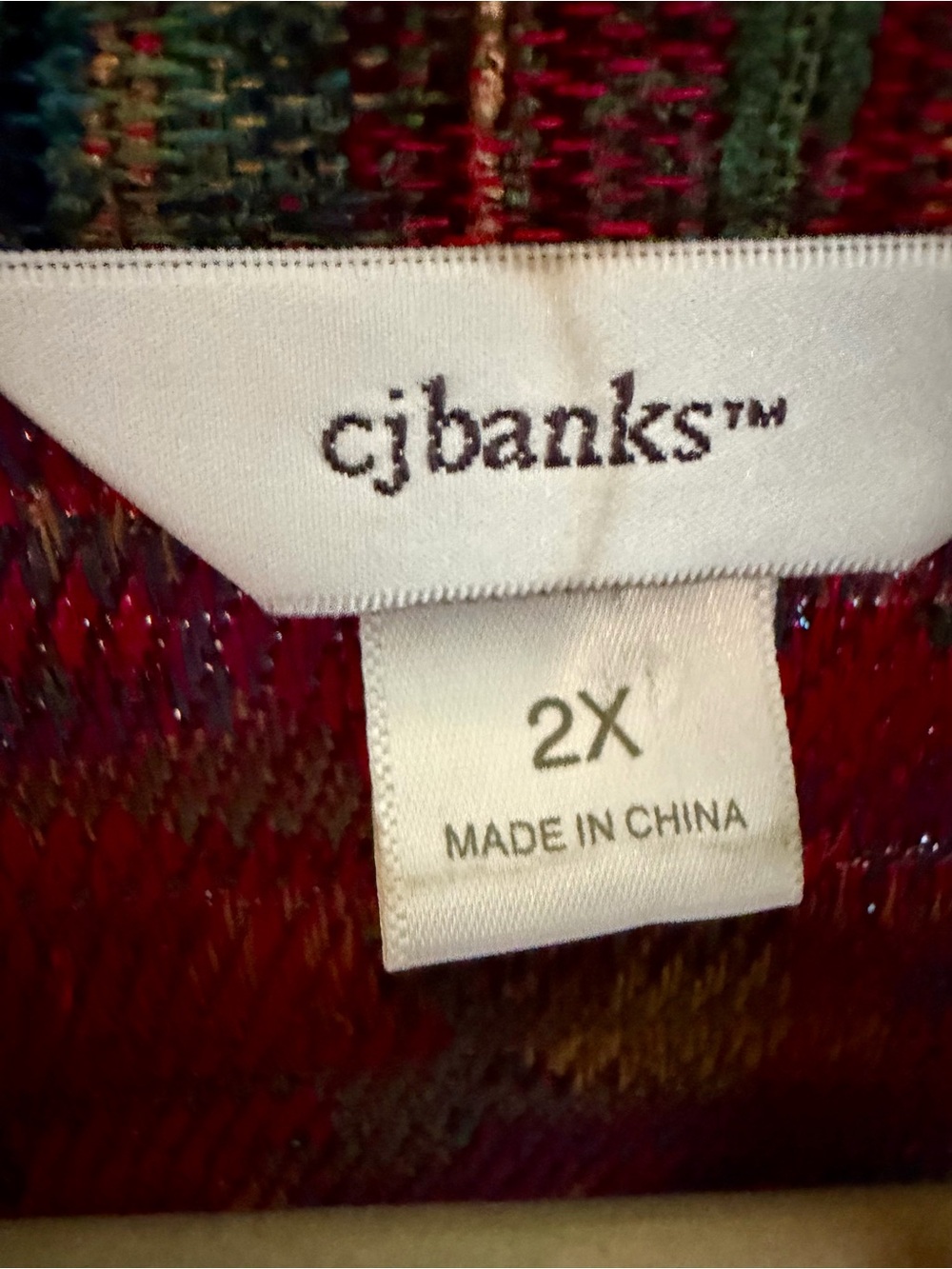 CJ Banks 2X Multicolor Textured Knit Jacket Button Front Artsy Boho - Picture 2 of 9